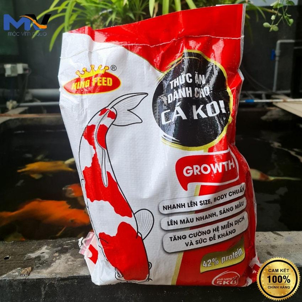Cám Cá Koi King Feed - Tăng trưởng nhanh - Lên Màu đẹp - Độ đạm 42%